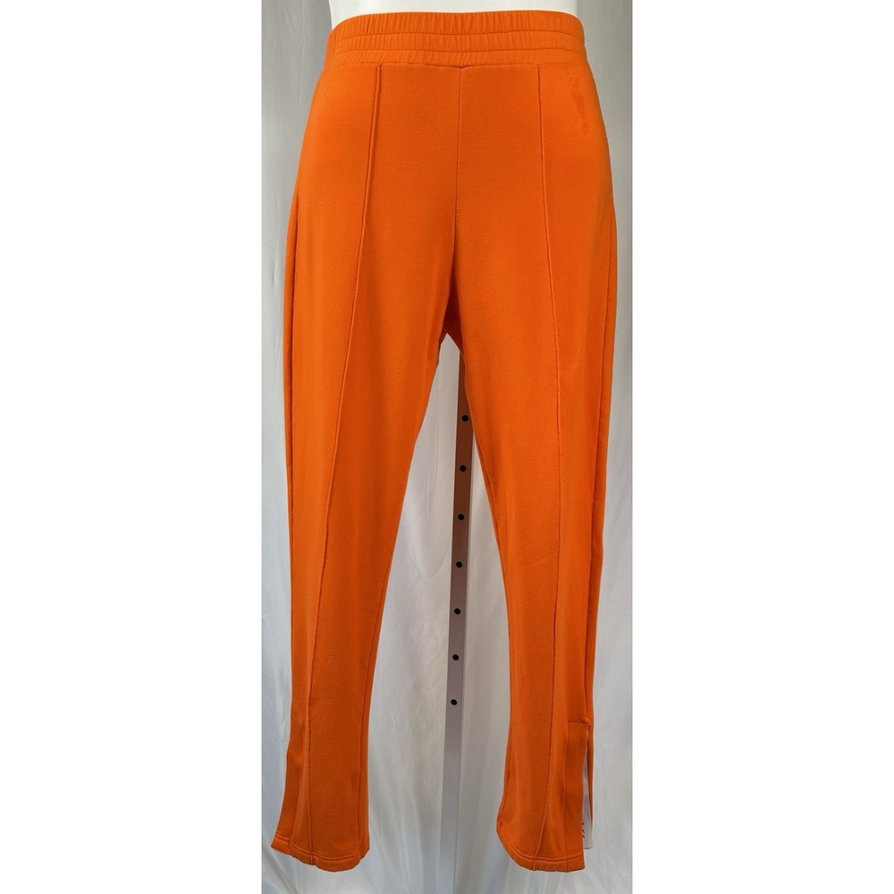 ILSE JACOBSEN Hornbæk Womens Orange Jogger Pant Size M Cotton Stretch Athleisure